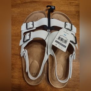 NWT Time and Tru Women's Sling Back Buckle Sandals Sz 11